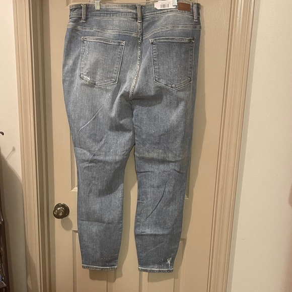 NWT Distressed Judy Blue High Waisted Skinny Fit Jeans, Size 20w - Picture 7 of 8